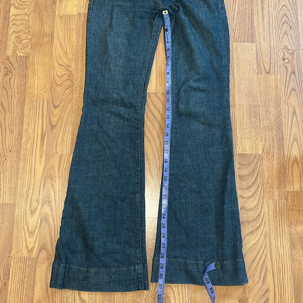 Flared Low Rise Jeans - Picture 7 of 7